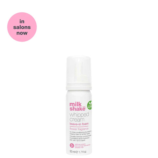 Milk_Shake : Mousse Sans Rinçage Flower Revitalisante Et Protectrice Pour Tout Type De Cheveux