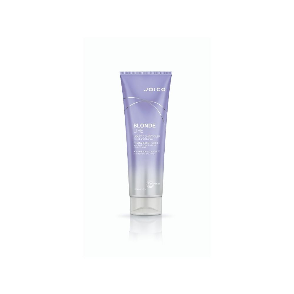 Joico : Revitalisant Violet Déjaunisseur pour Cheveux Blonds et Gris Blonde Life