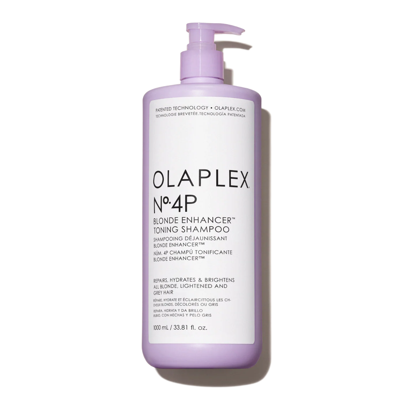 Olaplex : Nº 4P Shampooing Tonifiant Blonde Enhancer