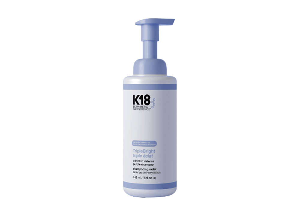 K18 : TripleBright – Shampooing Violet Déjaunissant et Anti-Oxydation