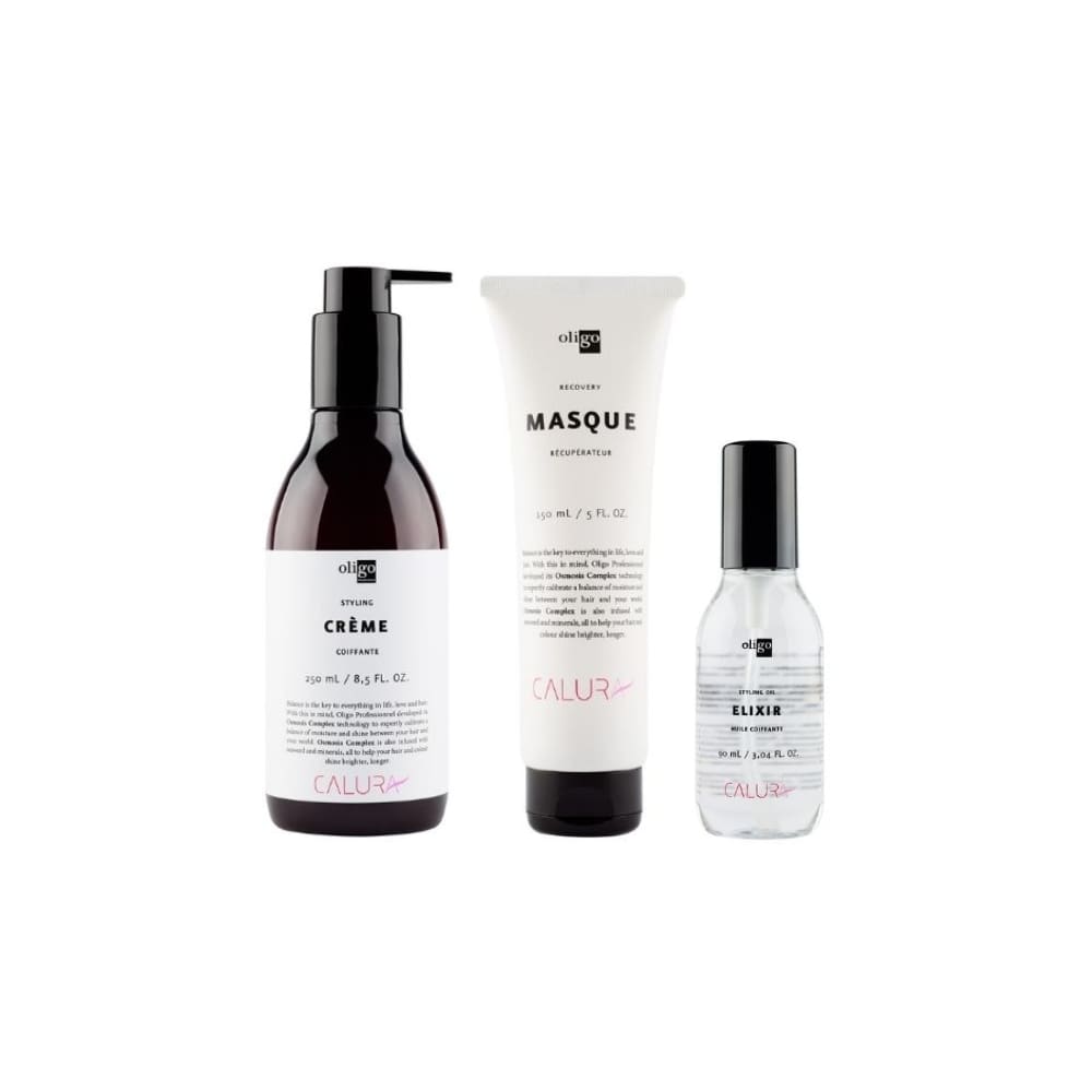 Oligo Professionnel : Calura Le trio Parfait : Masque, Crème, Huile