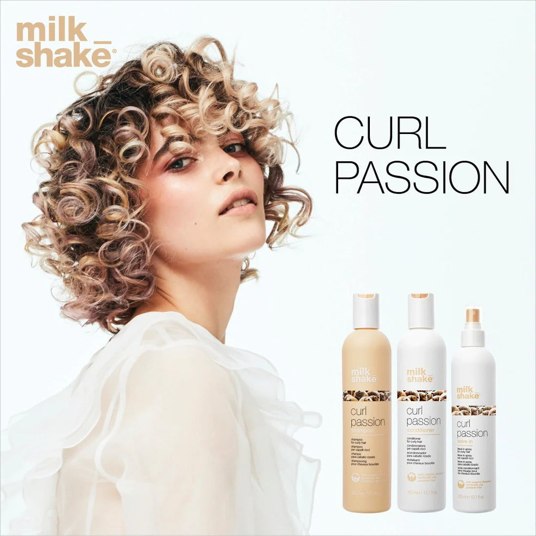 Milk_Shake : Spray Revitalisant Sans Rinçage Curl Passion Pour Cheveux Bouclés