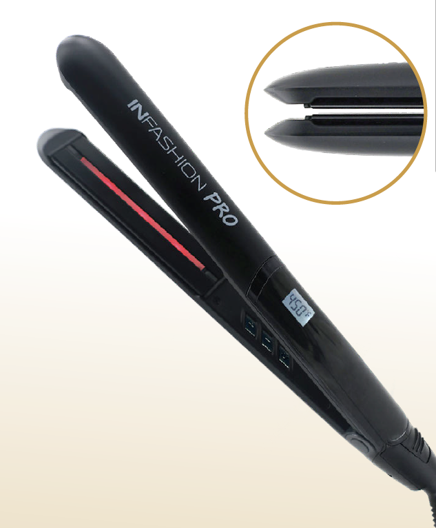 Infashion Pro : Fer Plat Professionnel Infrarouge + Ions