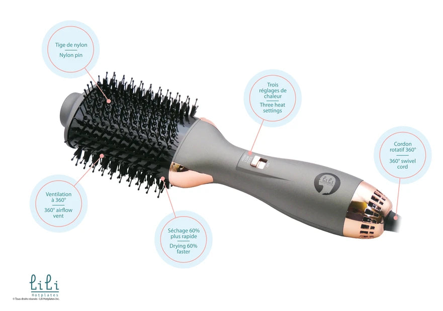 Lili : Brosse Chauffante Hot Air Brush