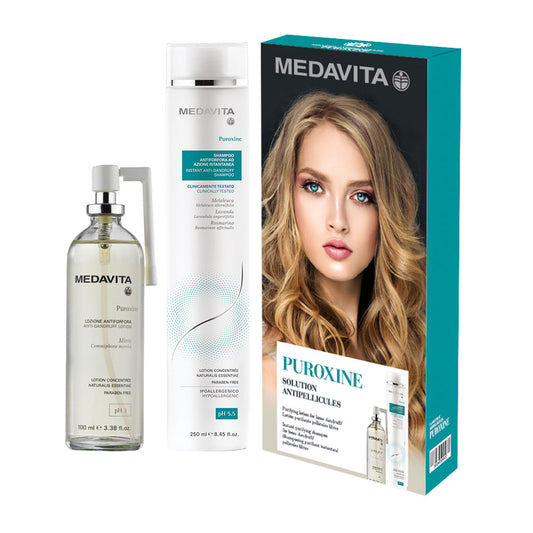 Medavita : Coffret Antipellicules Puroxine