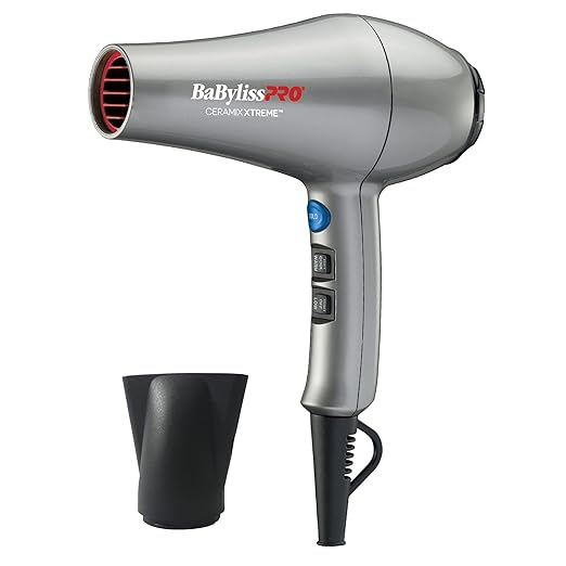 BabylissPro : Ceramix Xtreme Séchoir Ionique Gris