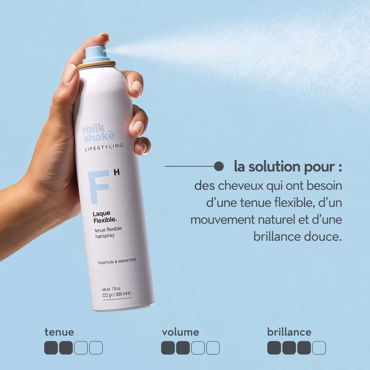 Milk_Shake: Flexibles Lifestyle-Haarspray