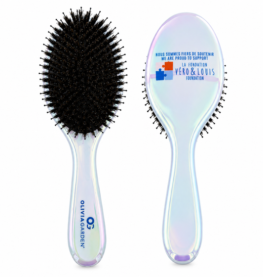 Olivia Garden : Fondation Véro & Louis – Brosse Combo Suprême – Édition limitée