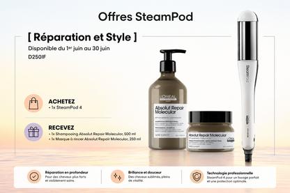 L'oréal Professionnel : Lisseur/Boucleur À Vapeur Professionnel Steampod 4