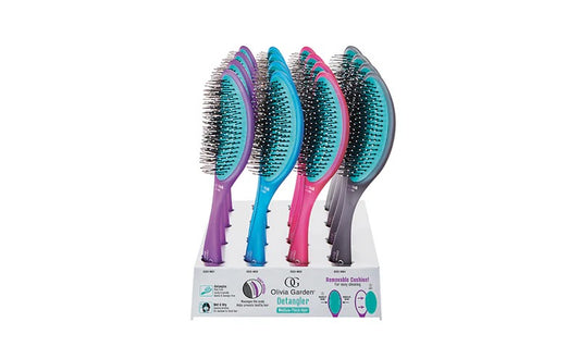 Olivia Garden : Brush Collection Démêlante Cheveux Moyen-Epais