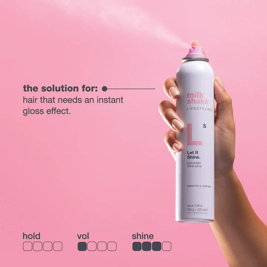 Milk_Shake : Spray Brilliance Lifestyling Let It Shine